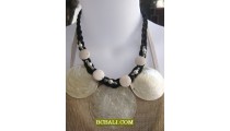 natural white shells pendant necklaces chokers 
